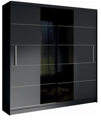 Image de raumhirsch ARMOIRE Graphit, dimensions : 200/215/60