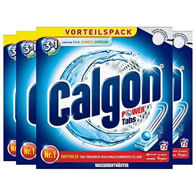 Produktbild von Calgon 3-in-1 Power Tabs – 4x75 Tabs (4er Pack)