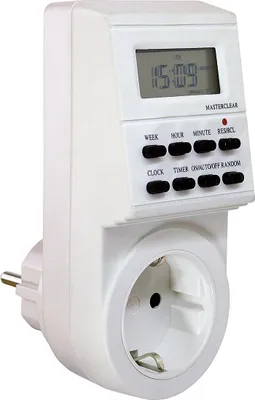Produktbild von as-Schwabe Wochen-Zeitschaltuhr digital Timer Steckdose Wochenprogramm IP20