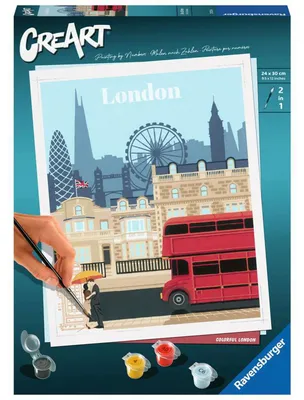 Obrázek produktu pro Ravensburger 23525, Obrazy v balení, Chlapec/děvče, Sada vybarvování podle čísel