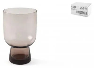 Immagine prodotto di H&H Set 6 Bicchieri Nova Rosa Cl33