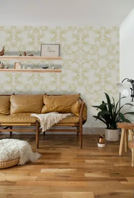 Produktbild von Coloray Fototapete 208x146 cm Vlies-Fototapete - Luxusverzierung golden