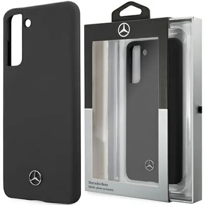 Produktbild von Mercedes Mehcs21Ssilbk S21 G991 Czarny/Schwarz Hardcase Silikon Linie