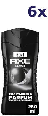 Produktbild von 6x Axe Duschgel 250 ml Black