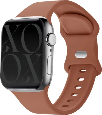 Produktbild von Apple Watch Silikonarmband (Braun)