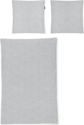 Produktbild von Irisette Bettwäsche hellgrau 1x 155x220 cm + 1x 80x80 cm