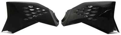 Obrázok produktu pre Kryt chladiča UFO PLAST, 2-dielny, kryt chladiča pre KTM SX 65 cm³, rok výroby 2009 – 2015, farba: čierna
