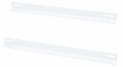 Produktbild von 19” Rackschienen für 450mm tiefe Wandschränke - weiß