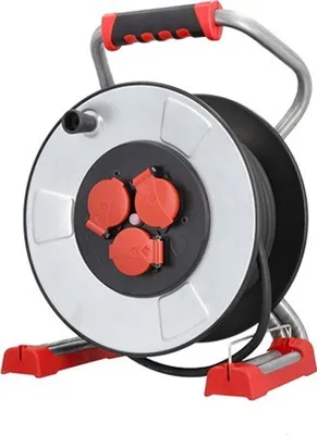 Produktbild von BACHMANN Profi-Kabeltrommel IronCoat 3xCEE7/3 H07RN-F 3G1,5mm² 25m