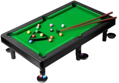 Image de Table de billard pour enfants 44 cm - Mini-table de billard pour garçons - Jouet éducatif