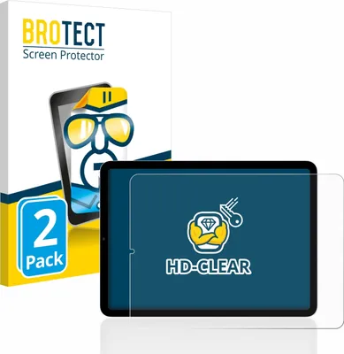 Produktbild von 2x Für Apple iPad Air 5 2022 (5. Gen.) Schutzfolie BROTECT Displayschutz Display Schutz Folie Klar Transparent