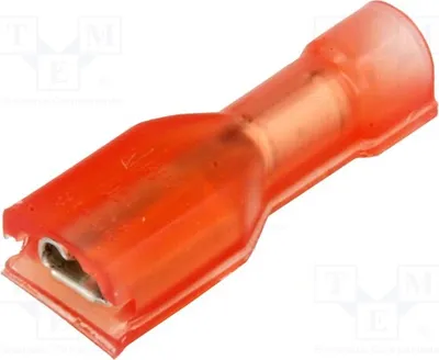 Immagine prodotto di 5x Connettore: piatto, 0,5 mm, 0,32÷0,82 mm², 2,8 mm, femmina, isolato, 2-520083-2, isolato