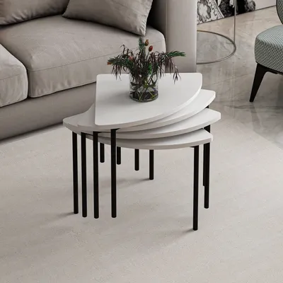 Productafbeelding van Skye Decor, Emma - 8921, salontafel, wit, 100% melaminecoating op spaanplaat, 90 x 42 x 42 cm