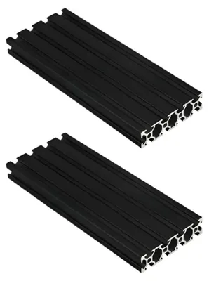 Produktbild von Aluminiumprofil 400mm - 2 Stück - T-Nut - Anodisiertes Aluminium - Linearführung