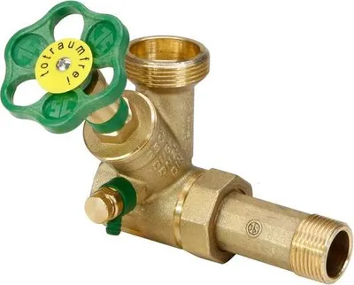 Produktbild von Js Abzweig-T-Ventil,Kfr,N.steig.  Dn25,Eingang 1",Ob.a.-Gew. 1 1/2"