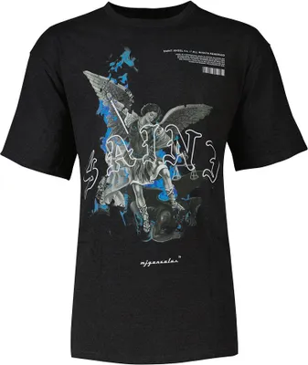 Produktbild von Urban Classics Saint Heavy Oversizes Kurzarm-t-shirt Schwarz XL Mann Schwarz XL