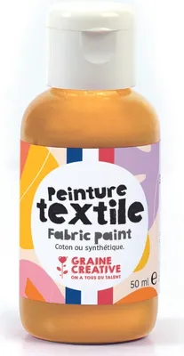 Produktbild von Textilfarbe Gold 50 ml – Graine Creative