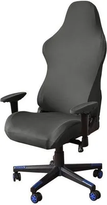 Produktbild von Gaming-Stuhlbezug Bürostuhlbezug, Belastbar Abnehmbar und Waschbar, Universeller Stuhlbezug, Farbe: Grau
