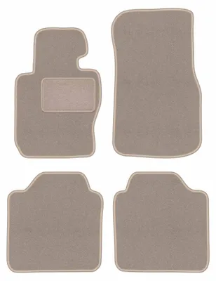Productafbeelding van Velours automatten voor BMW 3 F34 2013-2020 – 4-delig, beige, op maat – Wielganizator LUX