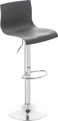 Produktbild von CLP Barhocker Hover Kunststoff mit Metall-Gestell grau Material Gestell Metall in Chromoptik