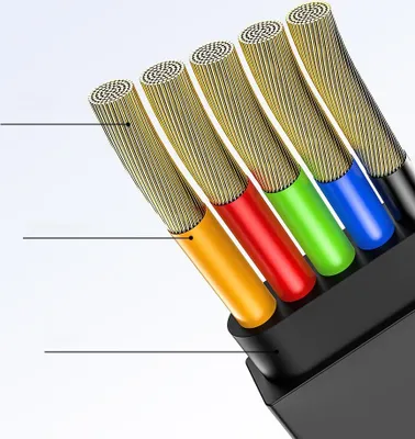 Produktbild von BASEUS einziehbares Kabel 3in1 USB A zu Micro USB / Lightning / Typ C 3,5A CAMLT-JH01 1,2 m schwarz