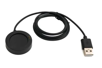 Produktbild von SYSTEM-S USB 2.0 Kabel 100 cm Ladestation für XiaoMi Watch S3 Smartwatch in Schwarz