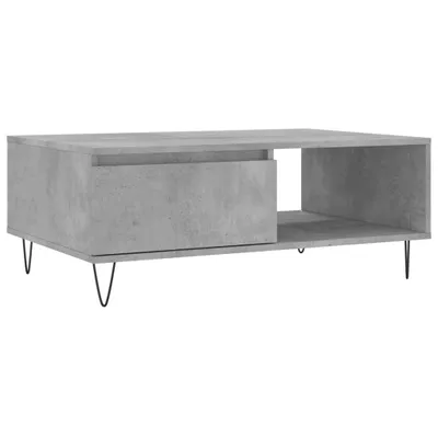 Produktbild von Couchtisch Betongrau 90x60x35 cm Holzwerkstoff