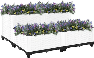 Obrázok produktu pre vidaXL Hochbeet 80x80x38 cm Polypropylén