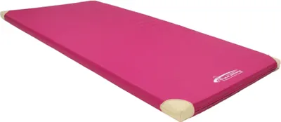 Produktbild von Grevinga Sonderedition Turnmatte in Pink mit Lederecken (200 x 100 x 6 cm)