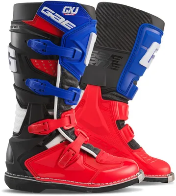 Zdjęcie produktu dla Buty motocrossowe dla dzieci Gaerne GX-J, niebiesko-biało-czerwone, rozmiar 38