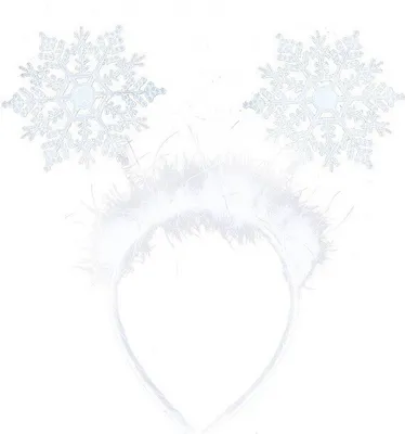 Produktbild von Haarreifen Schneeflocke Tiara für die kleine Winterprinzessin