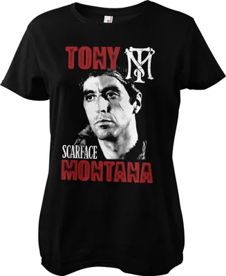 Produktbild von Tony Montana Girly Tee - Small - Black