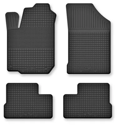 Obrázok produktu pre Gumové vaničkové autokoberce pre: Nissan Micra K12 2002-2010 hatchback čierne 4 ks