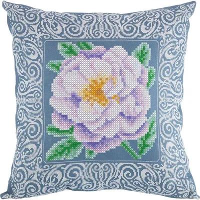 Produktbild von Panna Kreuzstichset Kissen "Velvet Rose" 41x41cm, Zählmuster