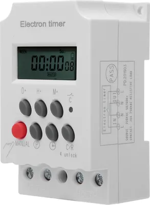 Obrázok produktu pre Elektronický časový spínač Mikropočítač Inteligentný veľký prúd KG316T-II 220VAC 30A