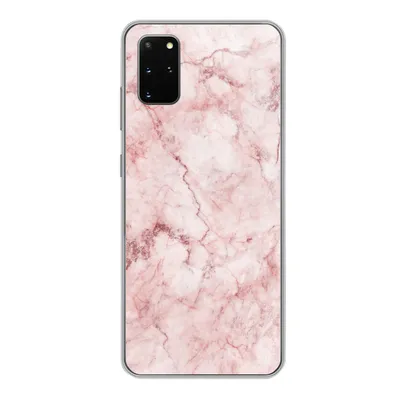 Produktbild von MuchoWow® Handyhülle Schutzhülle Hülle für Samsung Galaxy S20 Plus Marmor - Rosa - Luxus Silikon Softcase Handy Hülle - Hartschale