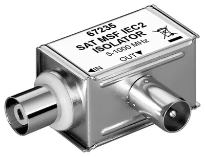 Obrázek produktu pro Goobay 67235, Coaxial, Coaxial, Stříbrná
