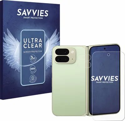 Produktbild von 18x Für Google Pixel 10 Pro Fold (Display+Kamera) Schutzfolie Savvies Displayschutz Display Schutz Folie Klar Transparent