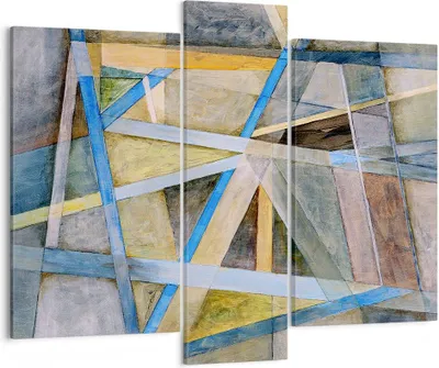 Produktbild von Bild auf Leinwand - Leinwandbild - Abstraktion modern - 95x80cm - Wand Bild - Wanddeko - Wandbilder - Leinwanddruck - Bilder - Kunstdruck - Wanddekoration - Leinwand bilder - Wandkunst - CB95x80-3681