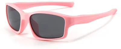 Produktbild von Techsuit - polarisierte Sportsonnenbrille für Kinder – rosa