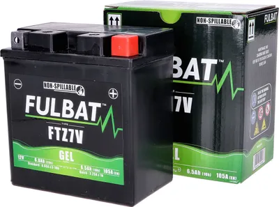 Image de Batterie FULBAT FUL GEL - FTZ7V / YTZ7V (Gel, sans entretien)