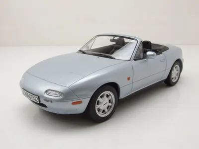 Produktbild von Norev 188023 Mazda MX-5 Cabrio 1989 silber 1:18