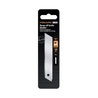 Obrázek produktu pro Fiskars Carbonmax™ Břity Pro Odlamovací Nůž 18 Mm 5 Ks 1027232