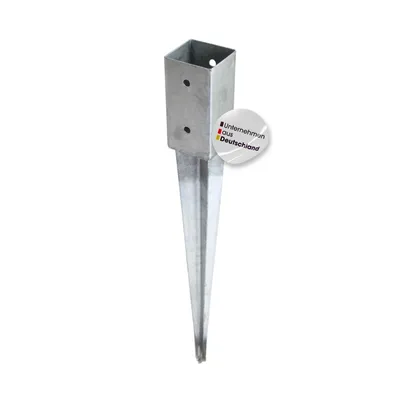 Produktbild von DEL Einschlagbodenhülse 71/750/150 mm, feuerverzinkt, Materialstärke 2,0 mm