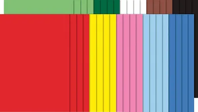Produktbild von folia Tonkarton, DIN A4, 160 g/qm, glatt, farbig sortiert 500 Blatt