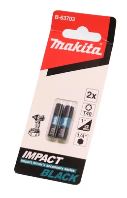 Obrázok produktu pre Makita B-63703, 2 kusov, Torx, T40, Oceľ, 25 mm