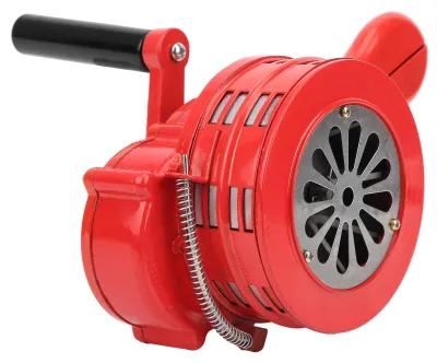 Productafbeelding van Handcrank Sirene - Handalarm - Draagbaar - Geluid tot 1/4 mijl - Schokbestendig - ABS kunststof behuizing - Eenvoudig te bedienen - Alarmsirene