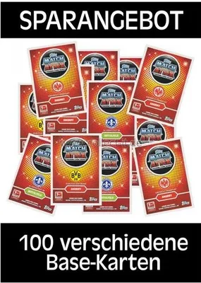 Obrázek produktu pro Topps Match Attax - 2016/17 - 100 různých základních karet - němčina