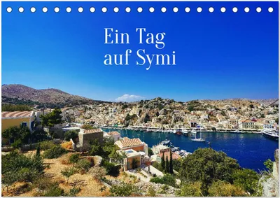 Produktbild von Ein Tag auf Symi (Tischkalender 2025 DIN A5 quer), CALVENDO Monatskalender