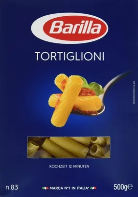 Produktbild von Barilla Hartweizen Pasta Tortiglioni n. 83 – 6er Pack (6x500g)
